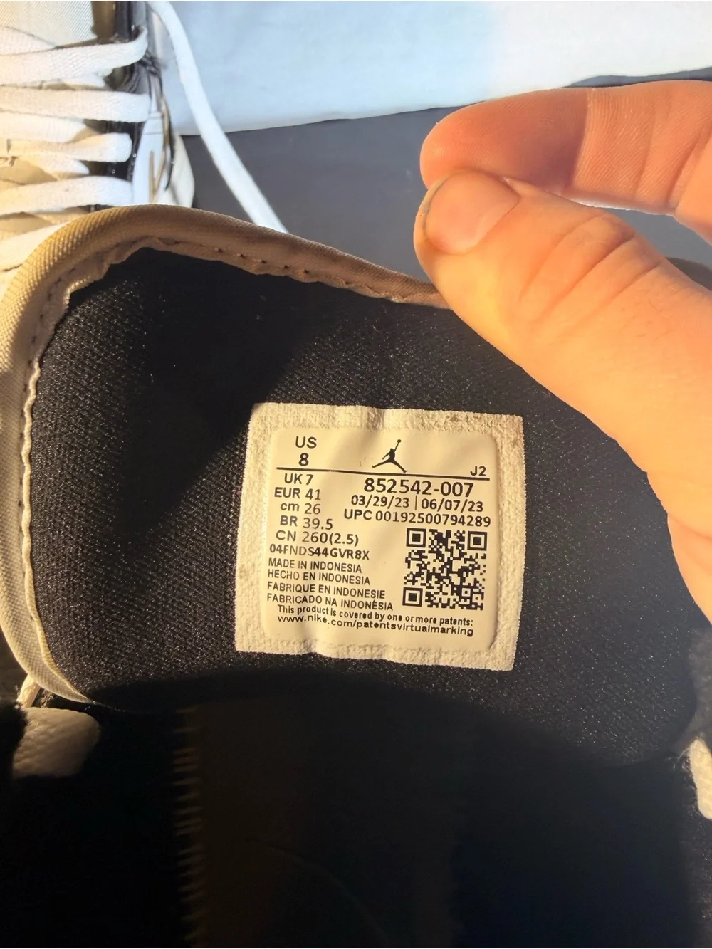 Jordan Mid-Top Sneakers - White, Black & Gold Accents